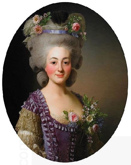 Alexandre Roslin Portrait of Countess de Baviere Grosberg